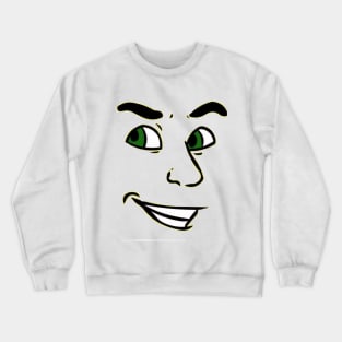 White face Crewneck Sweatshirt